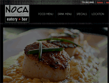 Tablet Screenshot of nocaeatery.com